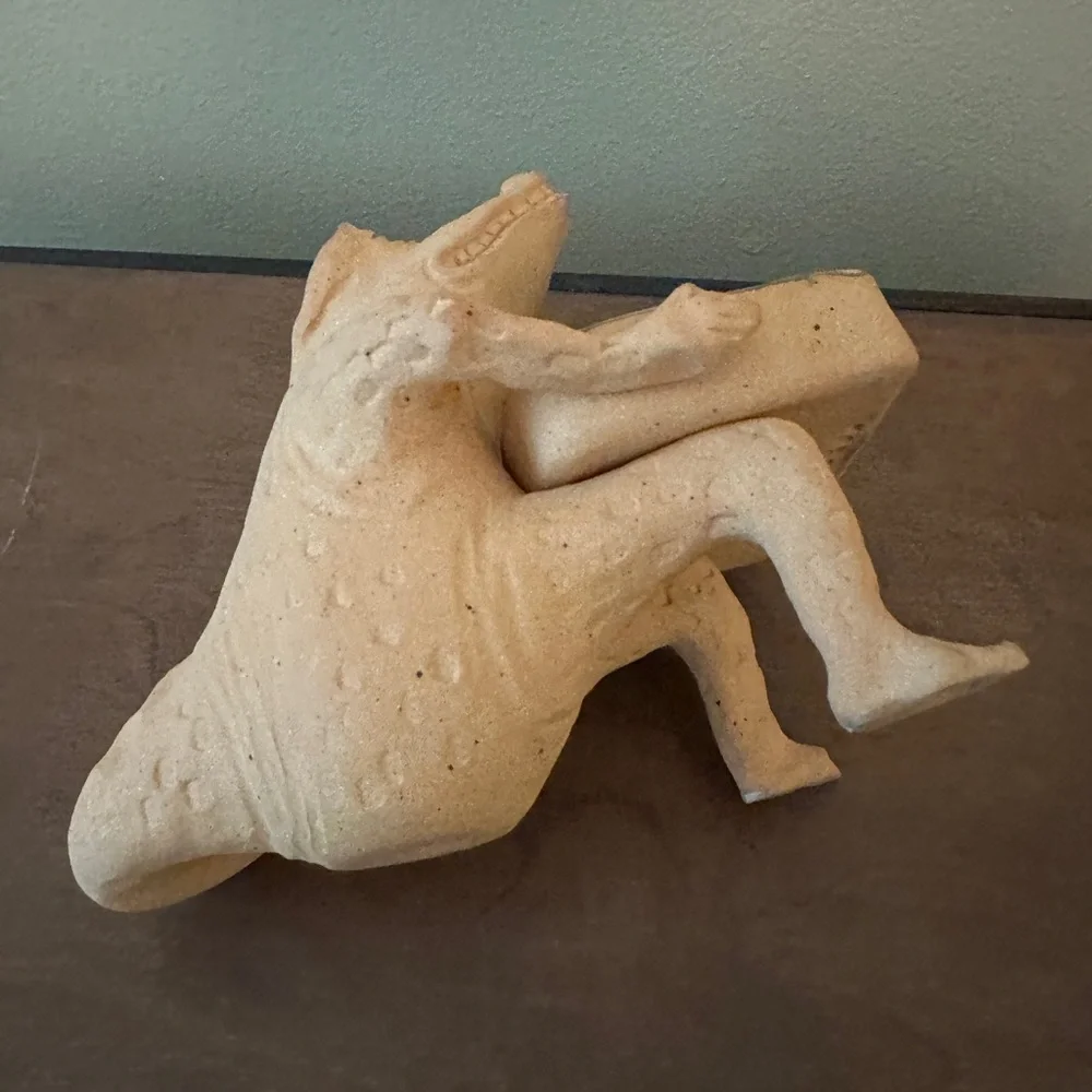 Unique Alligator Ceramic Soap Dish/Holder